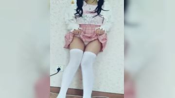 微博福利姬@花狸追 VIP视图之白丝花格短裙无修正原版[25P+2V60M]