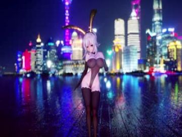 黑丝吊带女仆兔兔竖屏布料EEVEE免费小福利作品