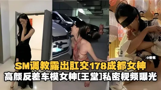 SM调教露出肛交178成都女神，高颜反差车模女神私密视频曝光！